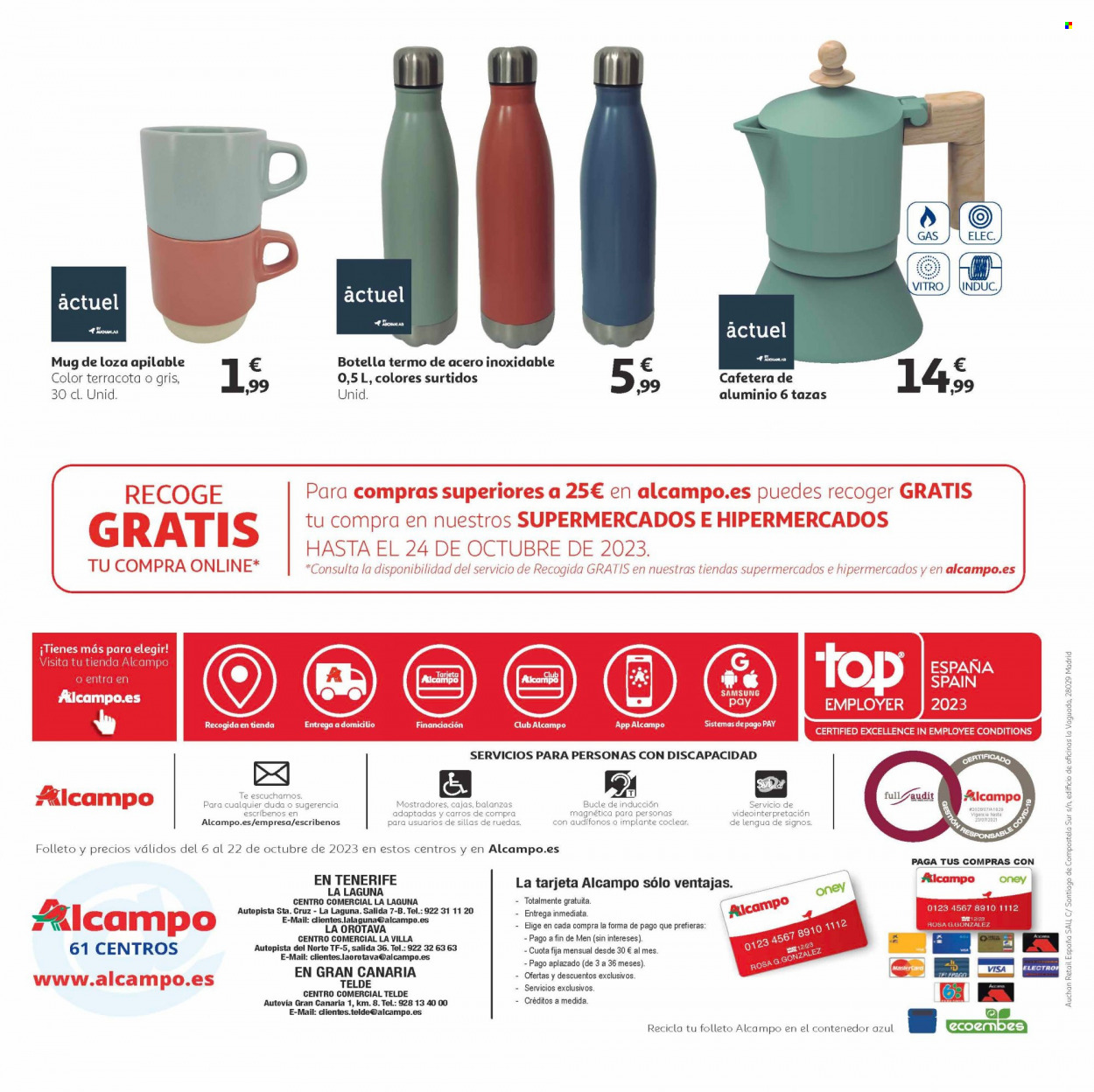 Folleto Alcampo - 06/10/23 - 22/10/23. Página 24