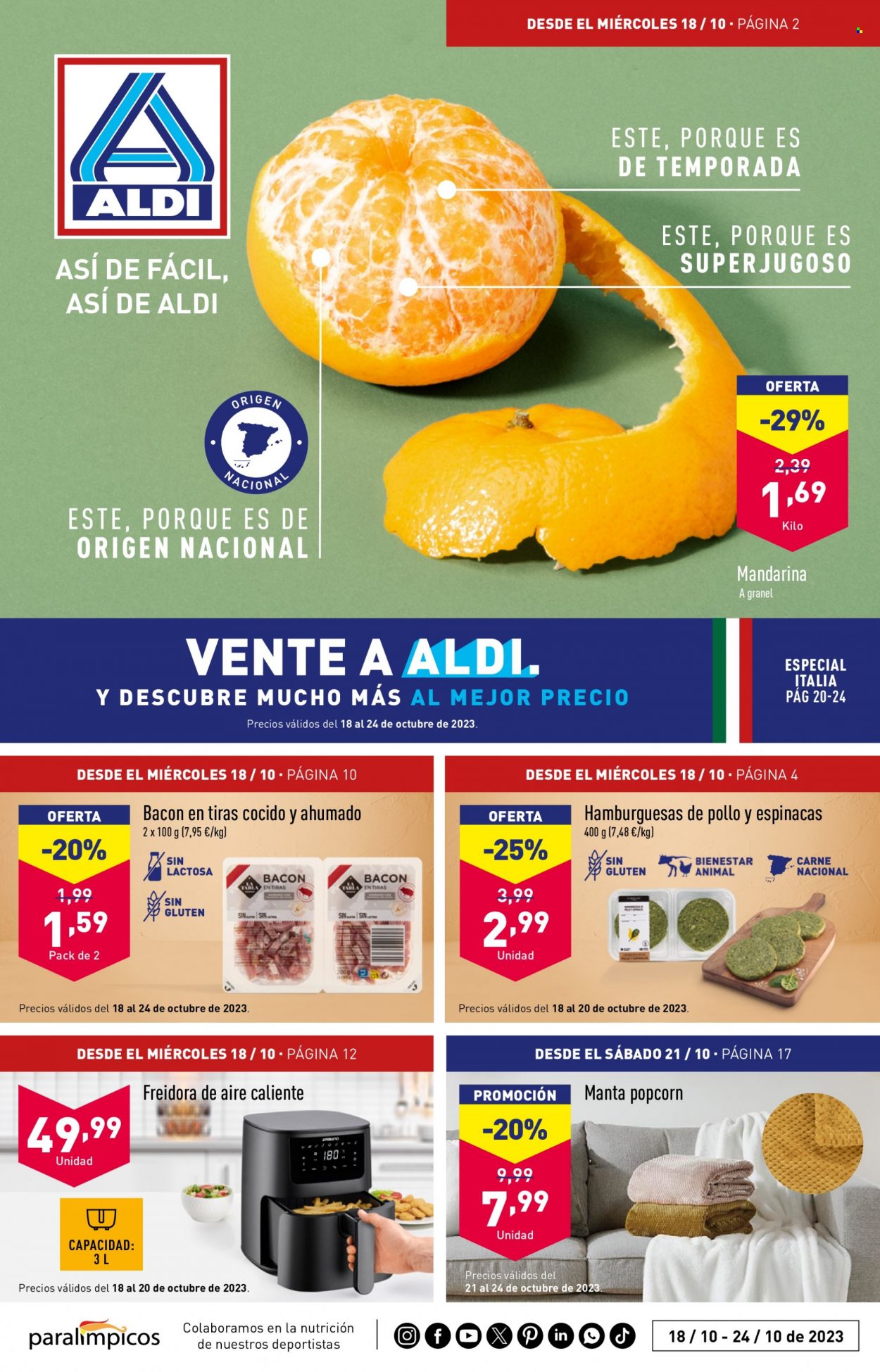 Folleto Aldi - 18/10/23 - 24/10/23. Página 1