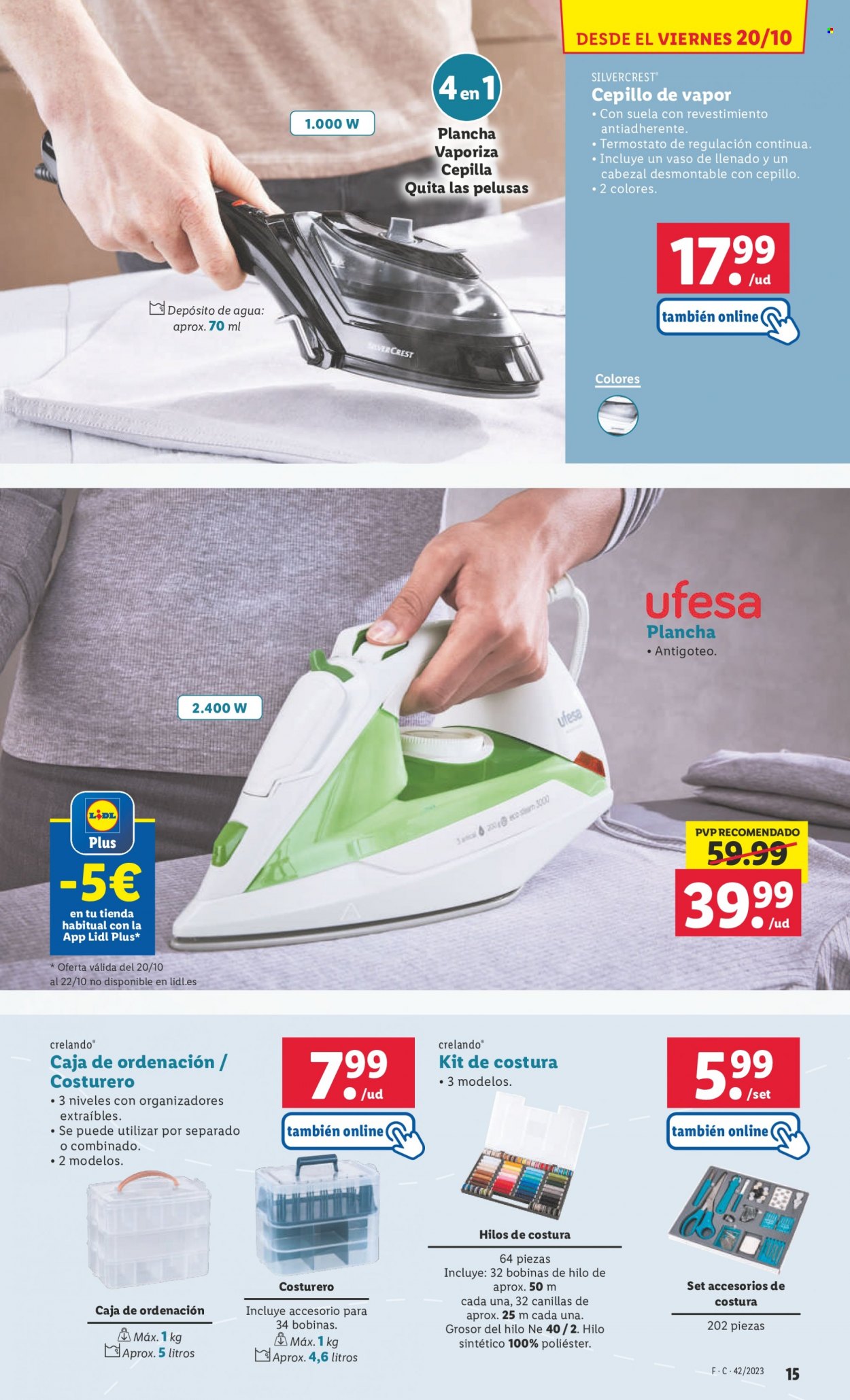 Folleto Lidl - 16/10/23 - 22/10/23. Página 43