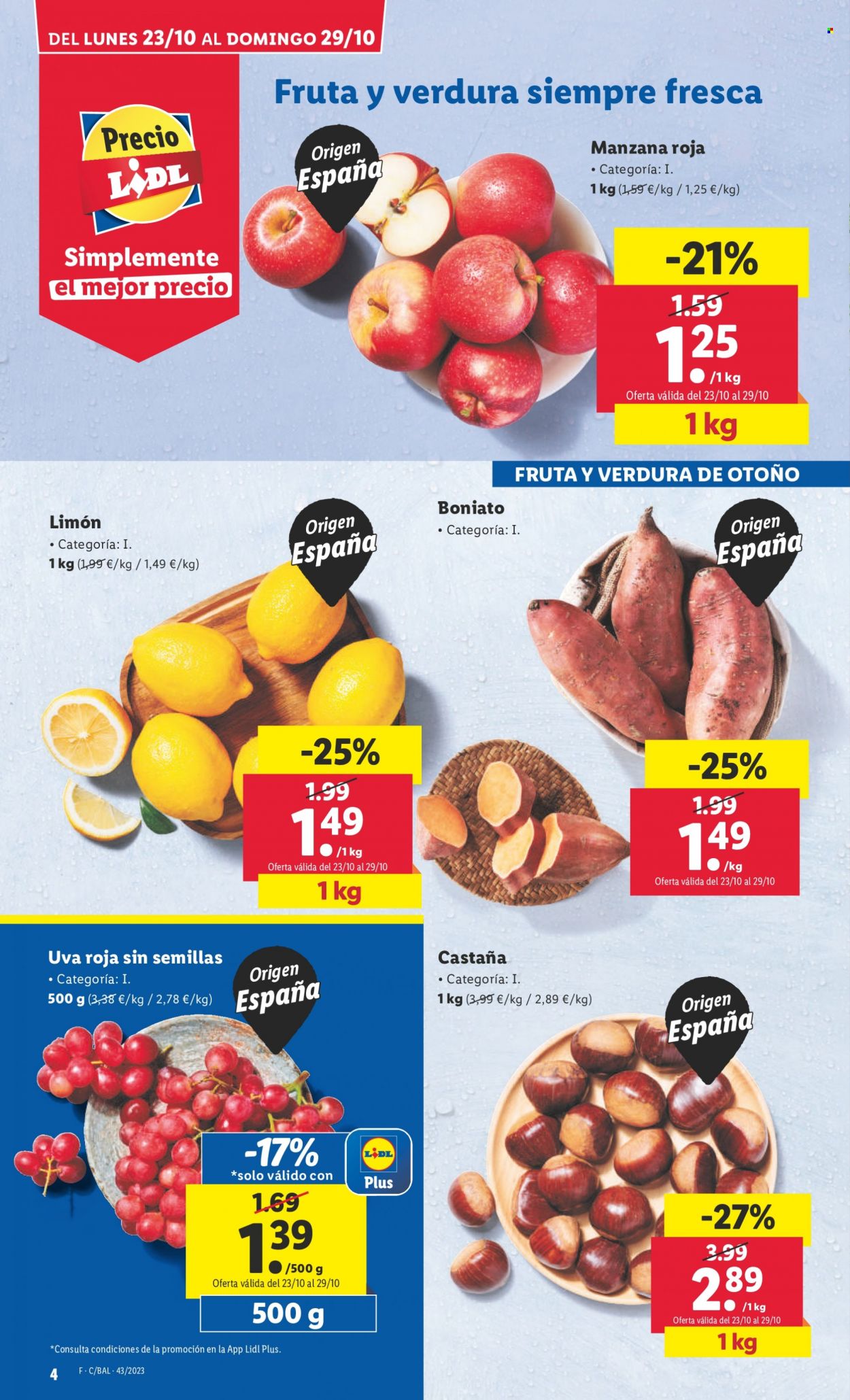 Folleto Lidl - 23/10/23 - 29/10/23. Página 4