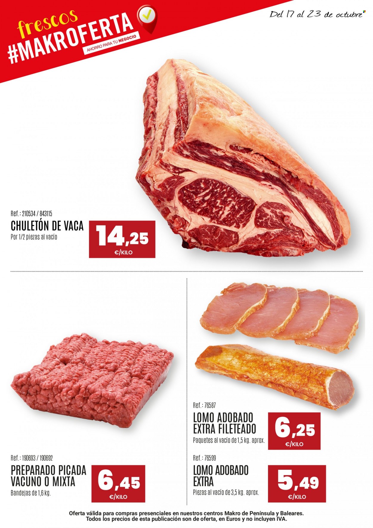 Folleto Makro - 17/10/23 - 23/10/23. Página 1
