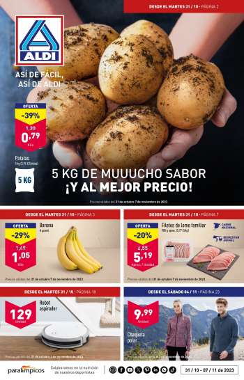 Folleto actual Aldi - 31/10/23 - 07/11/23.