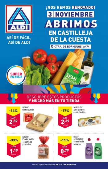 Folleto actual Aldi - 03/10/23 - 07/10/23.