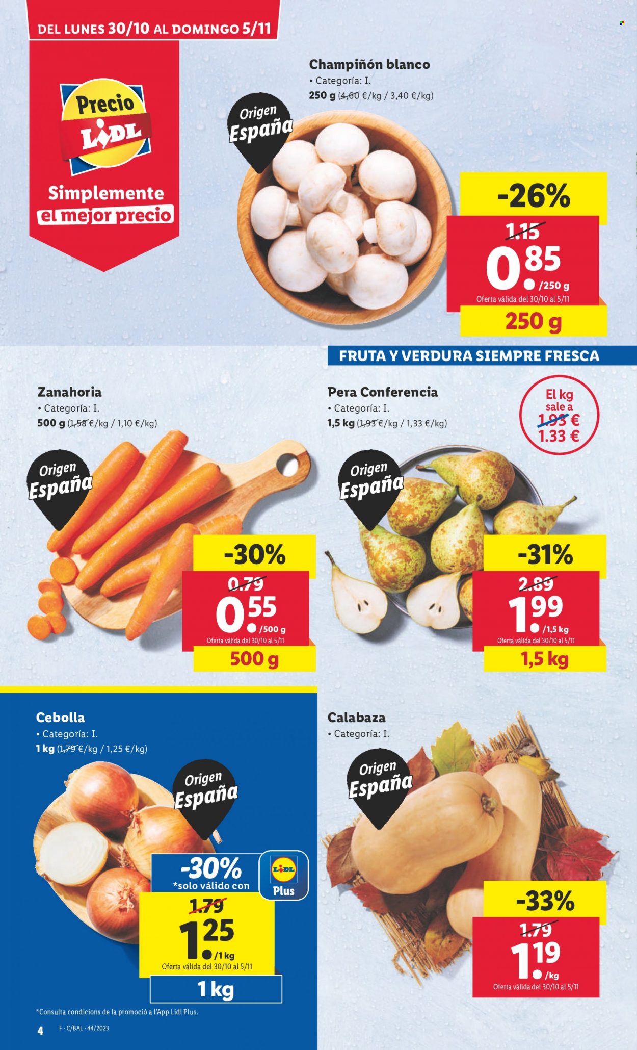 Folleto Lidl - 30/10/23 - 05/11/23. Página 4