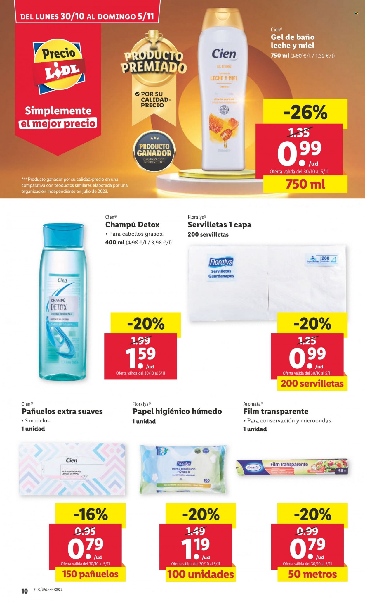 Folleto Lidl - 30/10/23 - 05/11/23. Página 10