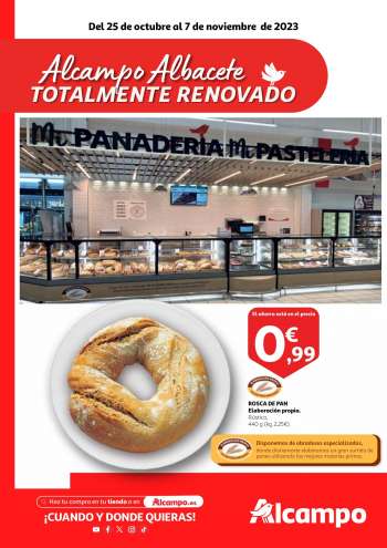 Folheto Alcampo - 25.10.2023 - 7.11.2023.