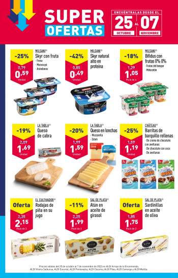 Folleto actual Aldi - 25/10/23 - 07/11/23.