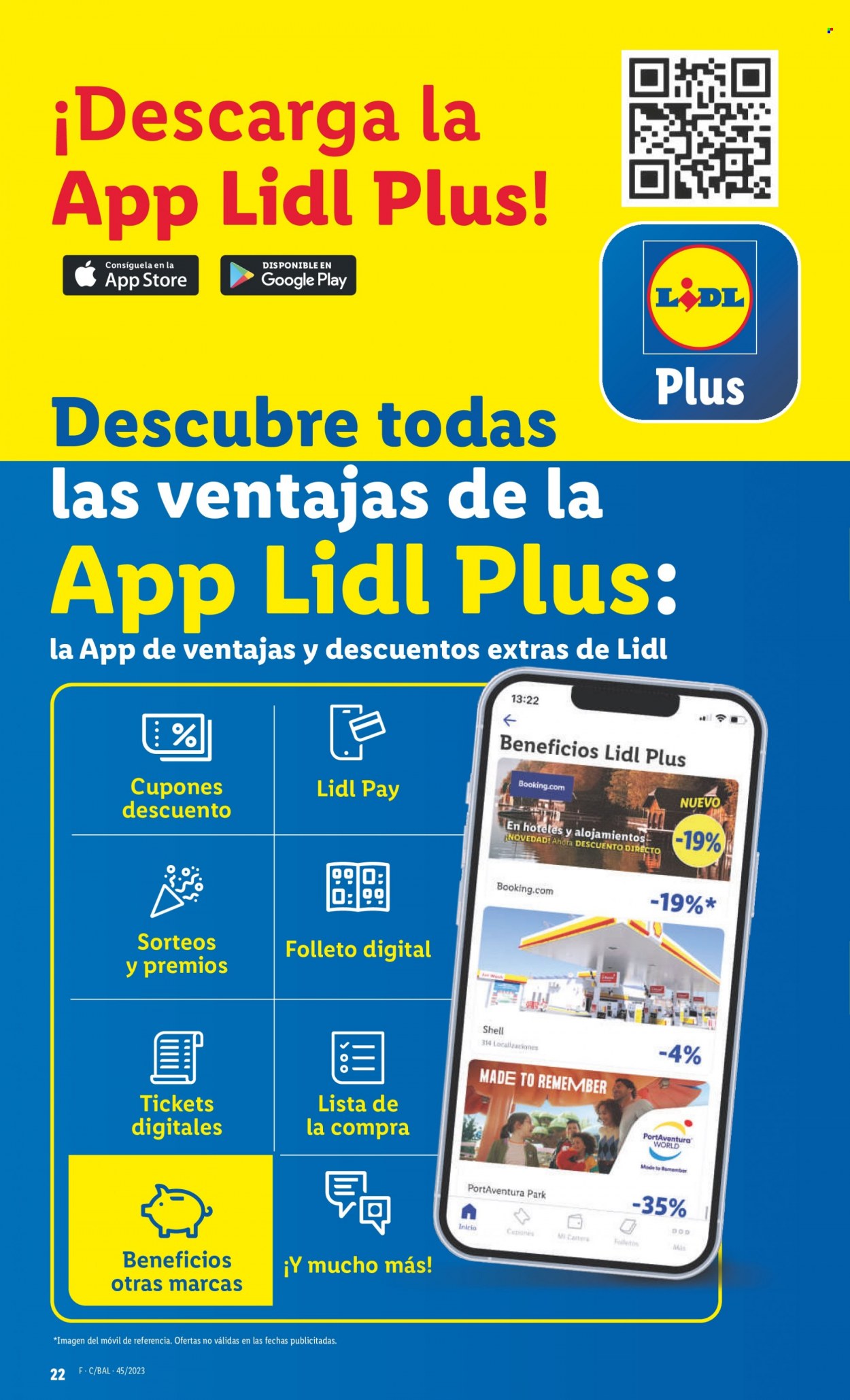 Folleto Lidl - 06/11/23 - 12/11/23. Página 22