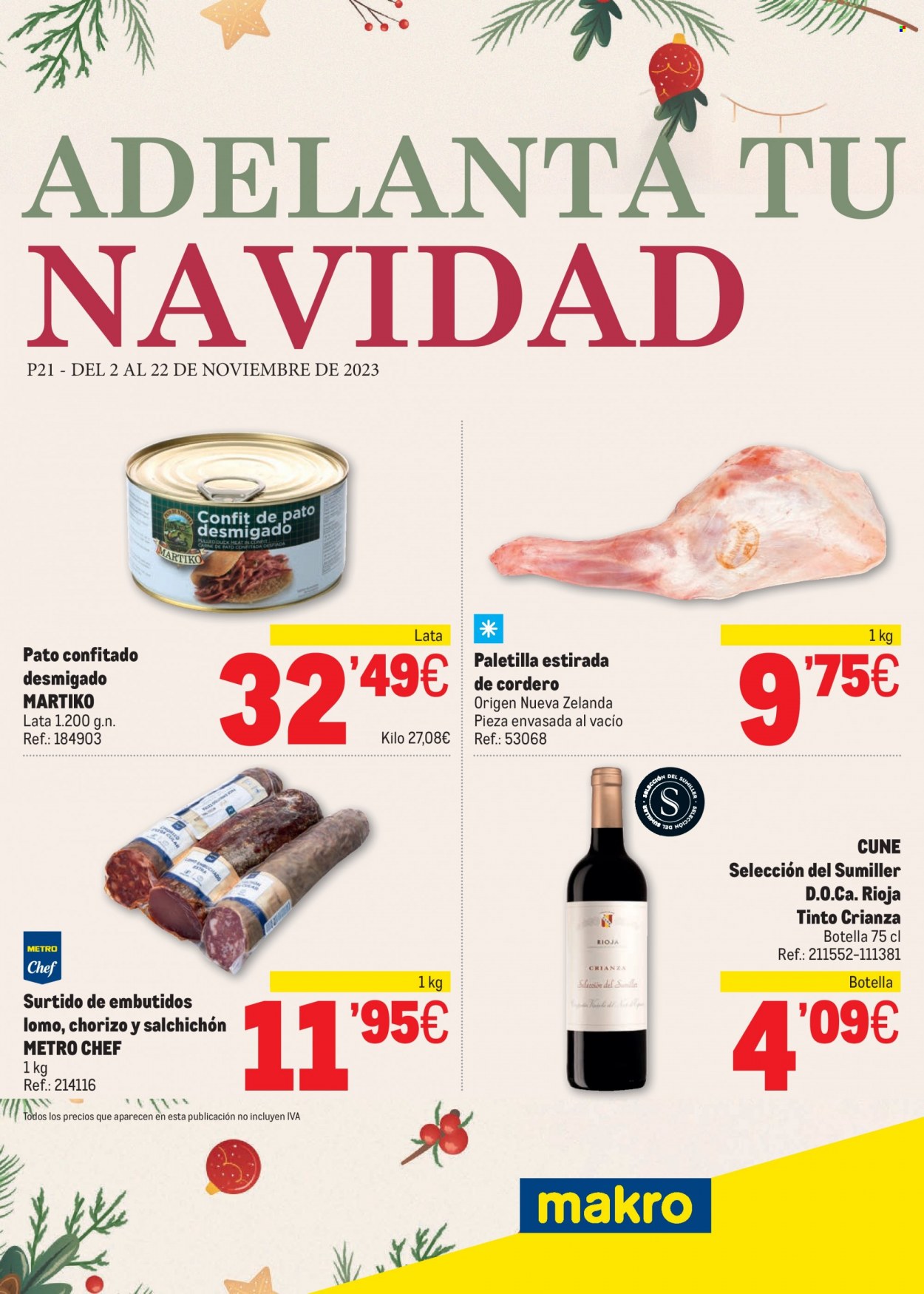 Folleto Makro - 02/11/23 - 22/11/23. Página 1