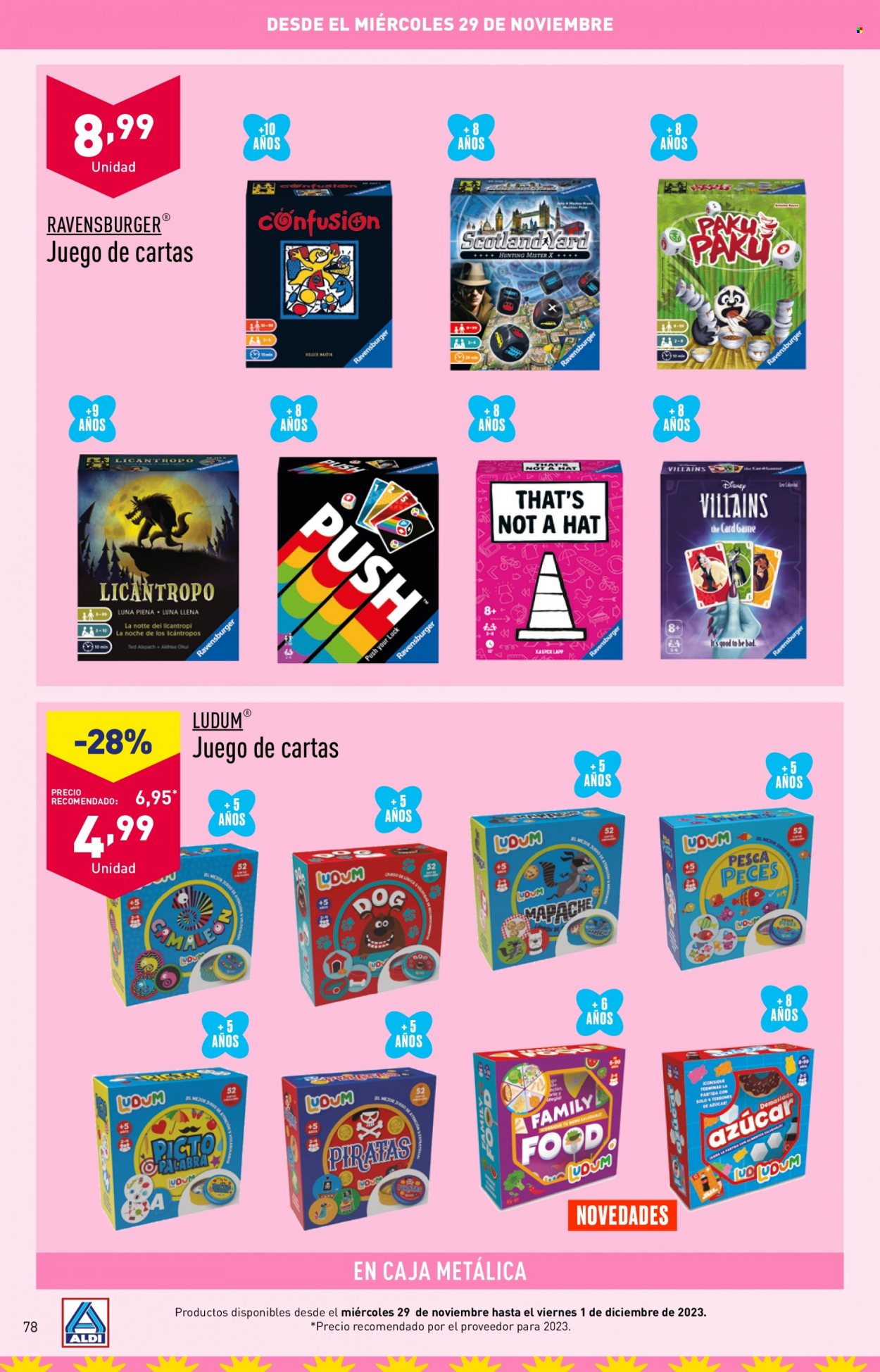 Folleto Aldi. Página 78