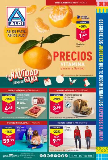 Folleto actual Aldi - 15/11/23 - 21/11/23.