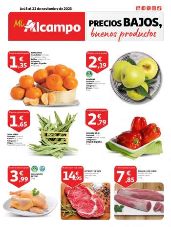Folleto actual Alcampo - 08/11/23 - 22/11/23.