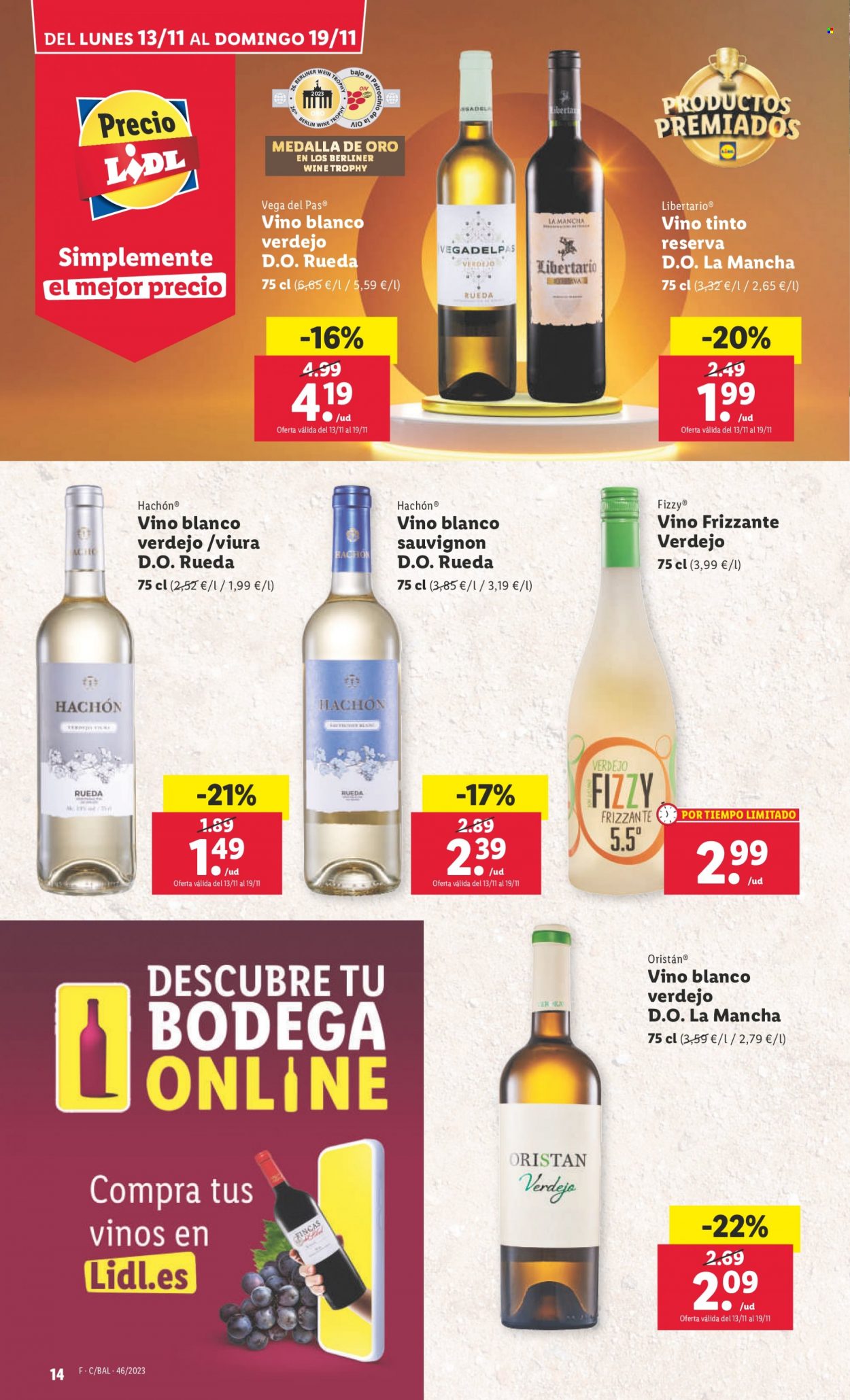 Folleto Lidl - 13/11/23 - 19/11/23. Página 14