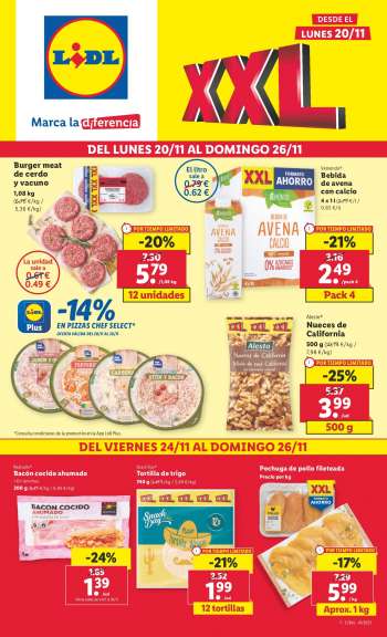 Folleto actual Lidl - 20/11/23 - 26/11/23.
