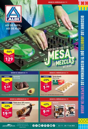 Folleto actual Aldi - 22/11/23 - 28/11/23.