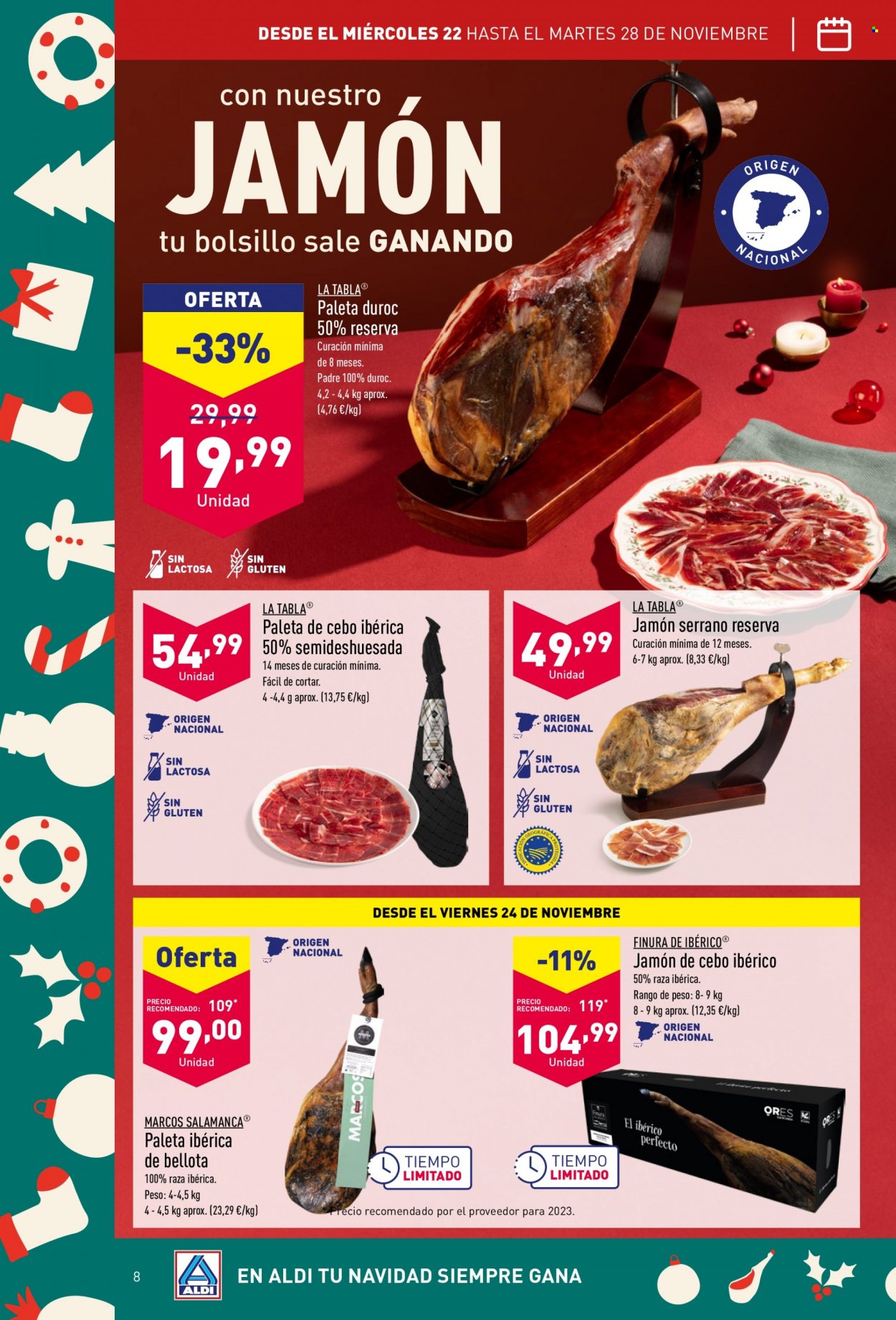 Folleto Aldi - 22/11/23 - 28/11/23. Página 8