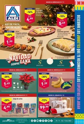 Folleto actual Aldi - 29/11/23 - 04/12/23.