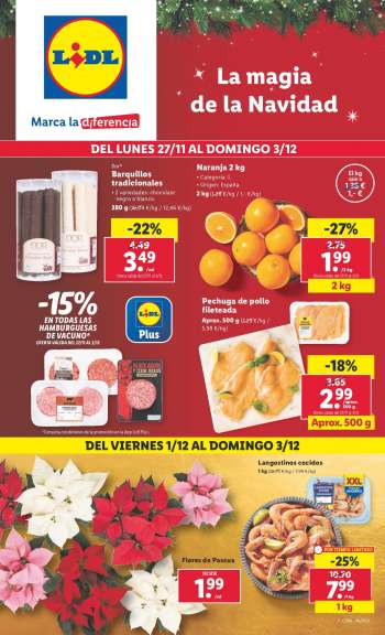 Folleto actual Lidl - 27/11/23 - 03/12/23.