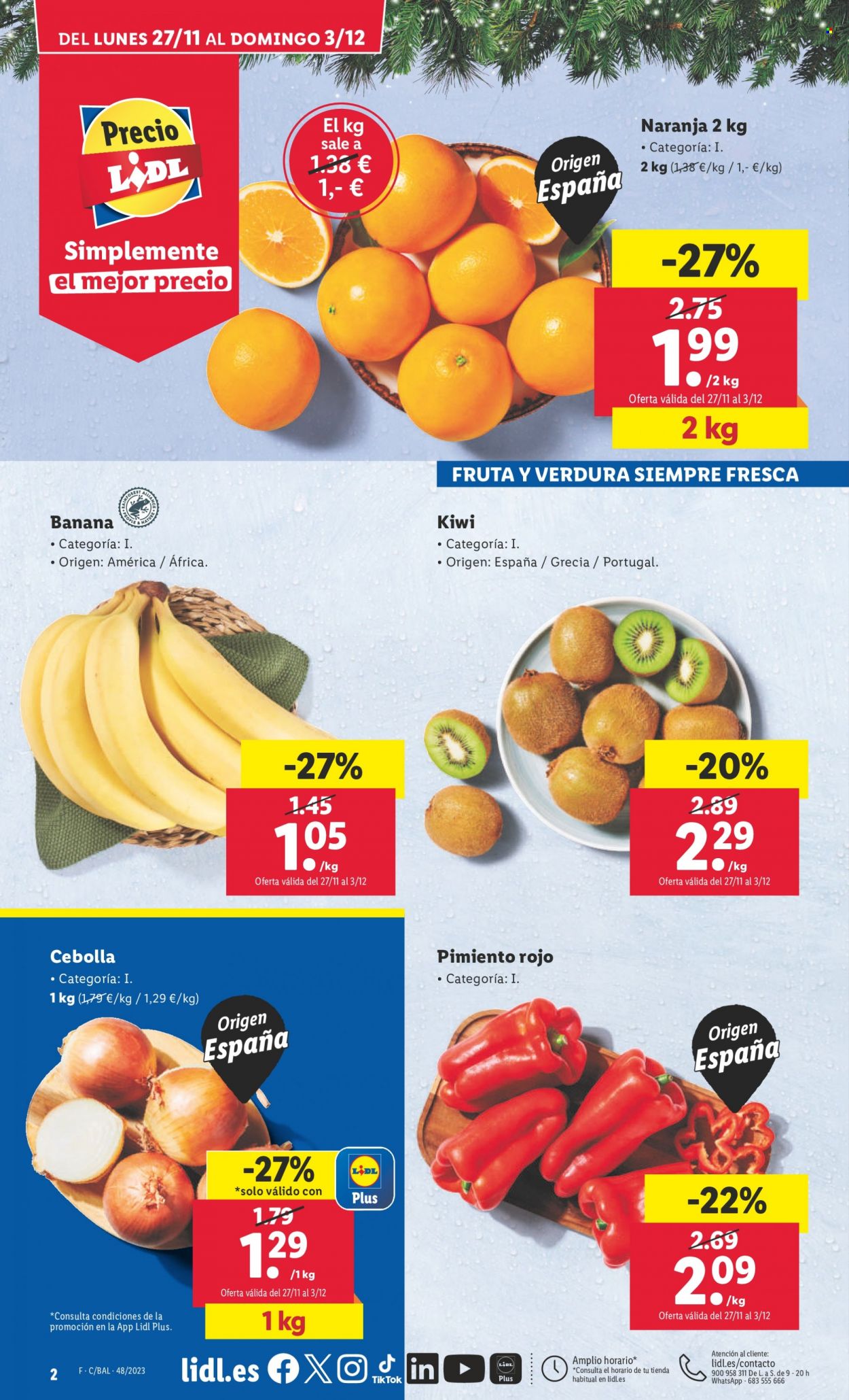 Folleto Lidl - 27/11/23 - 03/12/23. Página 2
