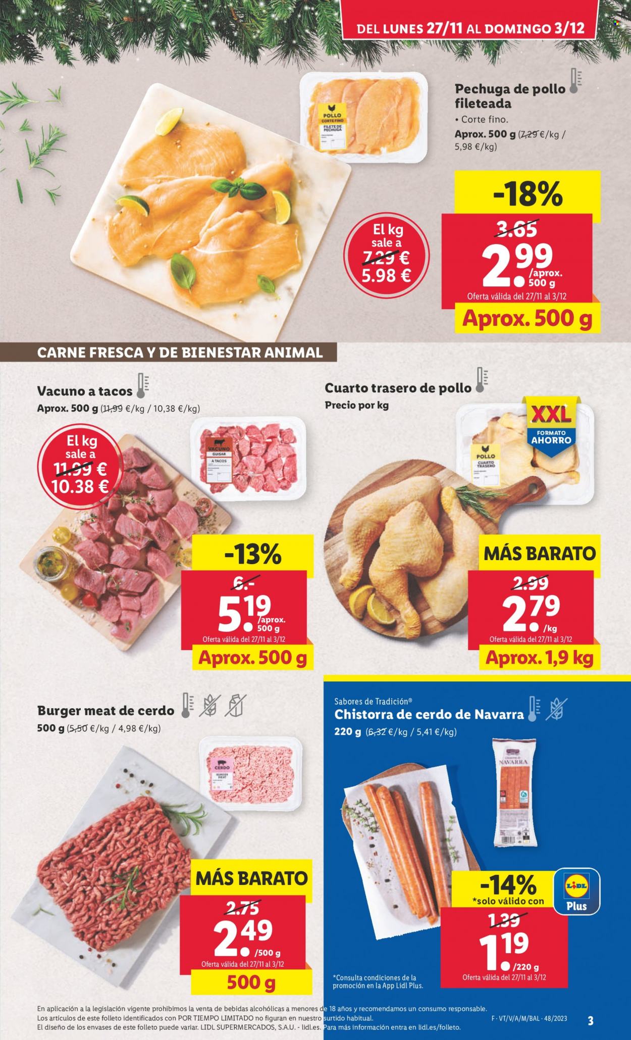 Folleto Lidl - 27/11/23 - 03/12/23. Página 3