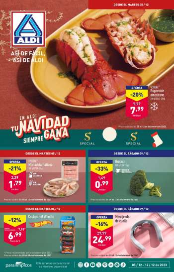Folleto actual Aldi - 05/12/23 - 12/12/23.