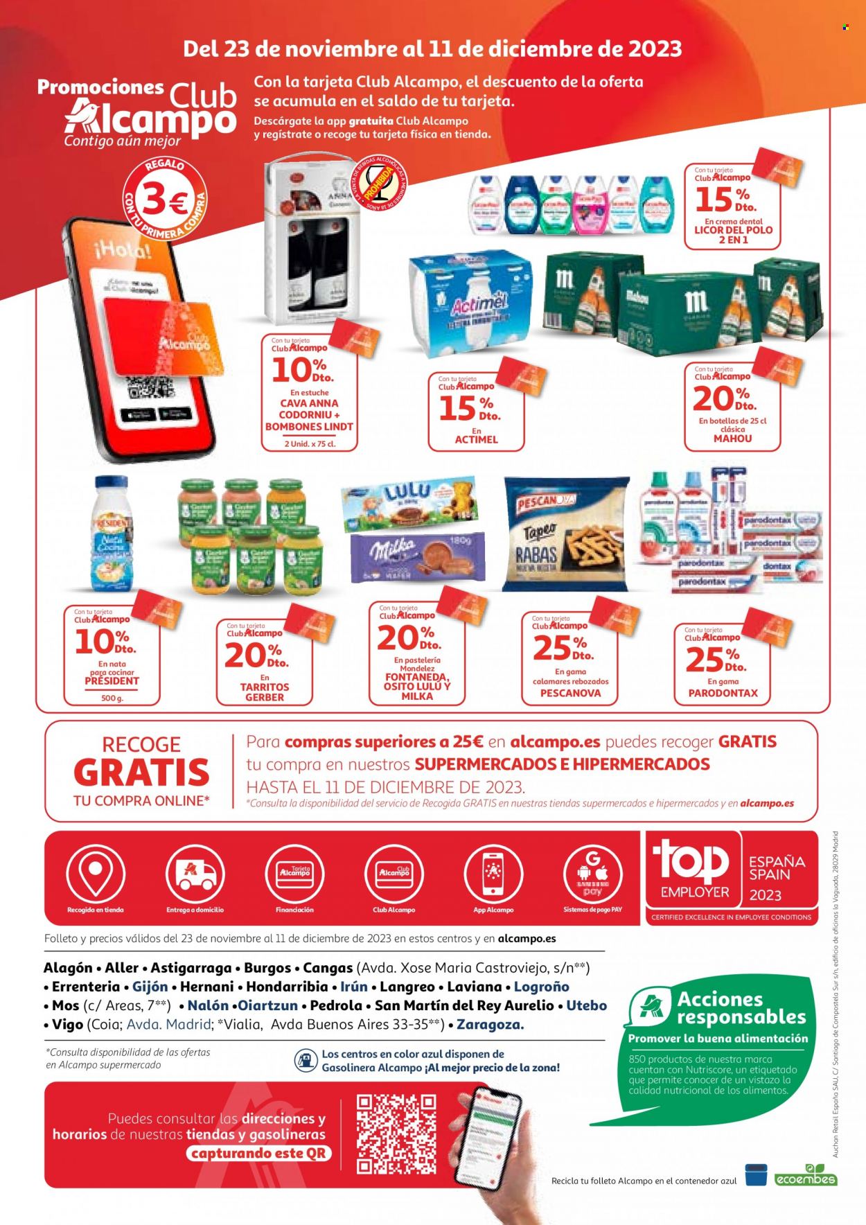 Folleto Alcampo - 23/11/23 - 11/12/23. Página 36