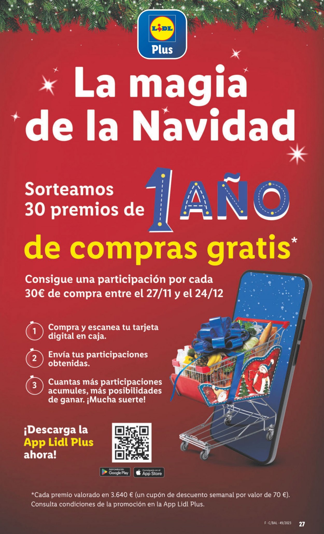 Folleto Lidl - 04/12/23 - 10/12/23. Página 27