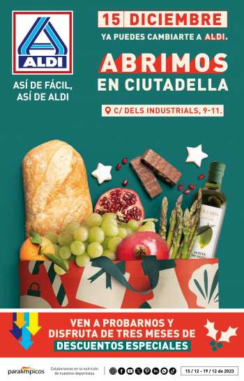 Folleto actual Aldi - 15/12/23 - 19/12/23.