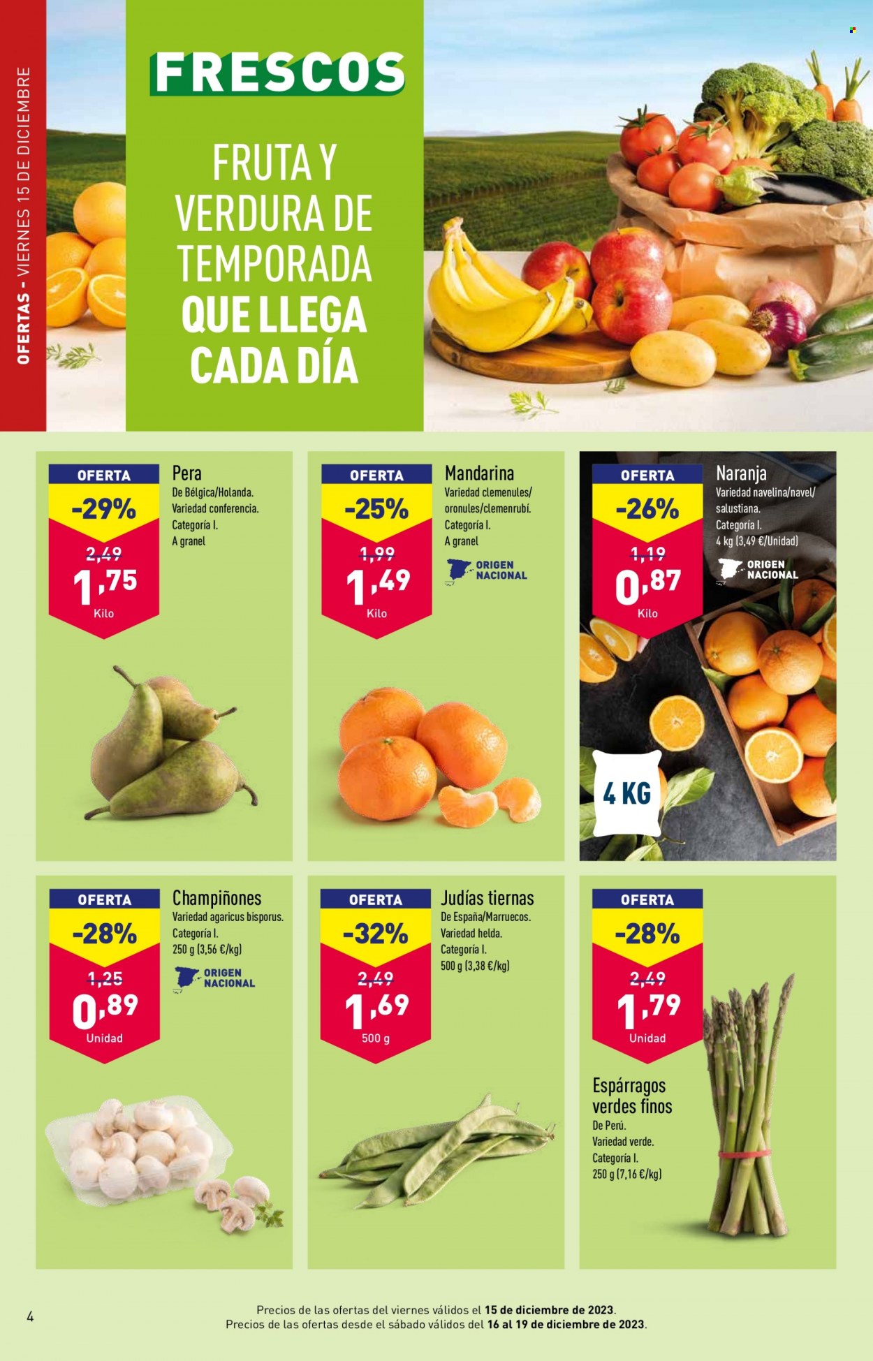 Folleto Aldi - 15/12/23 - 19/12/23. Página 4