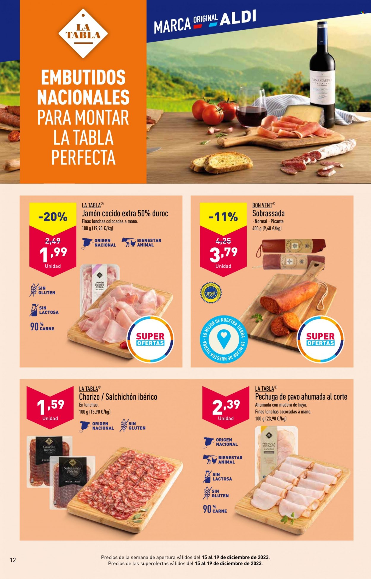 Folleto Aldi - 15/12/23 - 19/12/23. Página 12