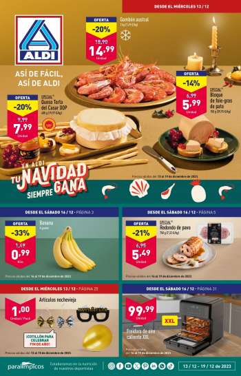 Folleto actual Aldi - 13/12/23 - 19/12/23.