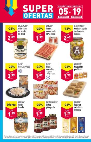Folleto actual Aldi - 05/12/23 - 19/12/23.