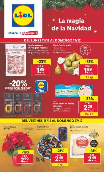 Folleto actual Lidl - 11/12/23 - 17/12/23.
