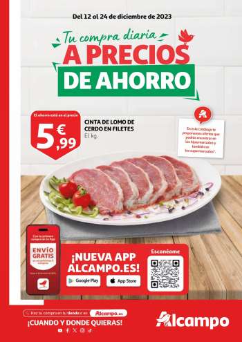 Folleto actual Alcampo - 12/12/23 - 24/12/23.
