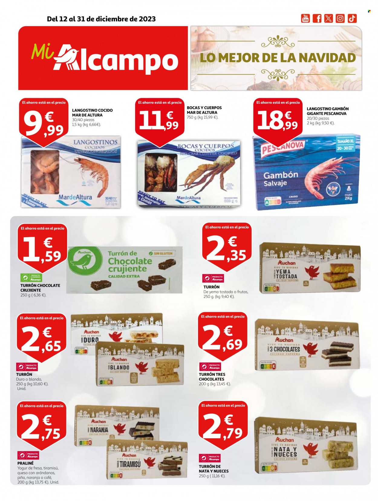 Folleto Alcampo - 12/12/23 - 31/12/23. Página 1