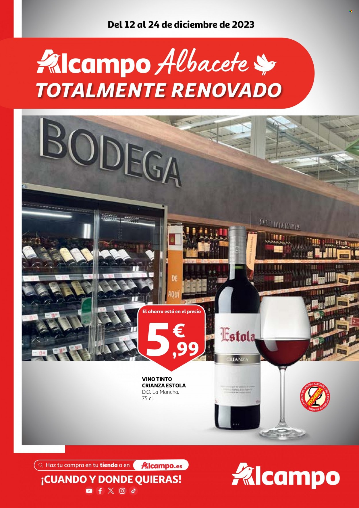 Folleto Alcampo - 12/12/23 - 24/12/23. Página 1