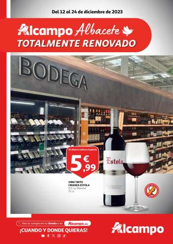 Folleto actual Alcampo - 12/12/23 - 24/12/23.