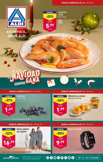Folleto actual Aldi - 20/12/23 - 26/12/23.