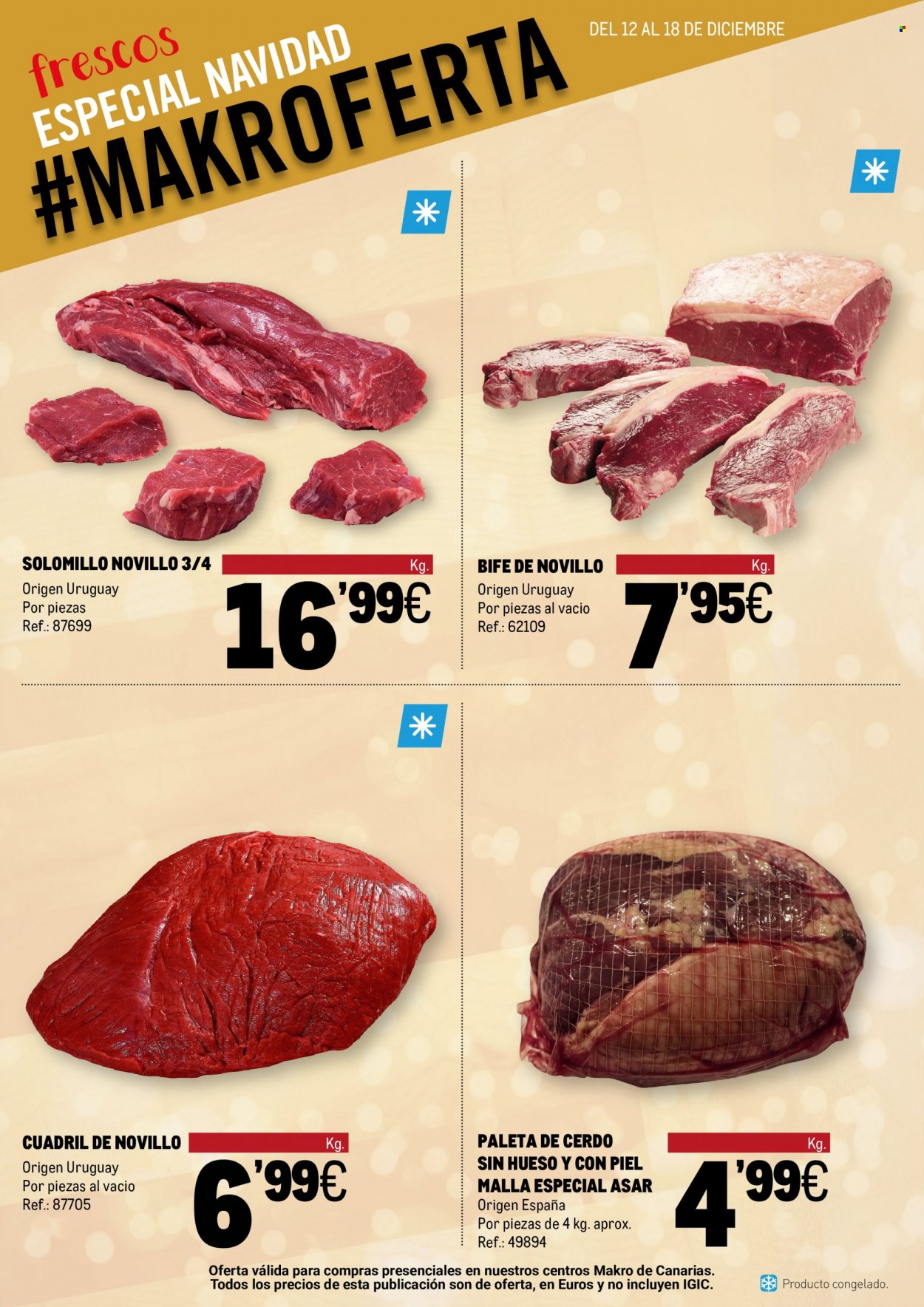 Folleto Makro - 12/12/23 - 18/12/23. Página 1