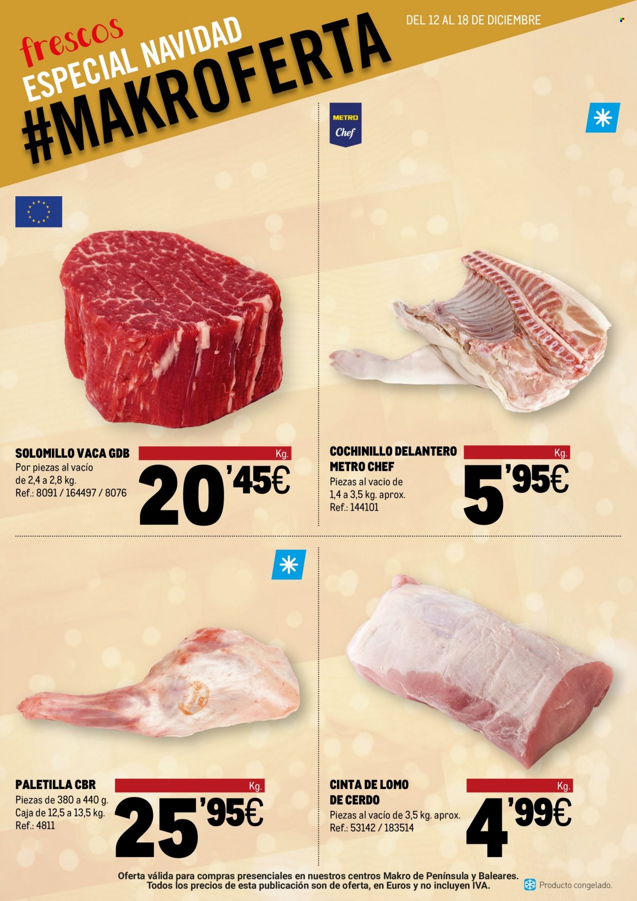 Folleto Makro - 12/12/23 - 18/12/23. Página 1