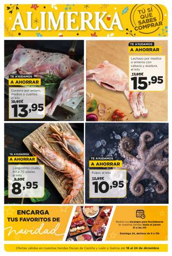 Folleto actual Alimerka - 18/12/23 - 24/12/23.