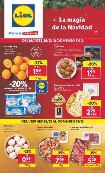 Folleto actual Lidl - 26/12/23 - 31/12/23.