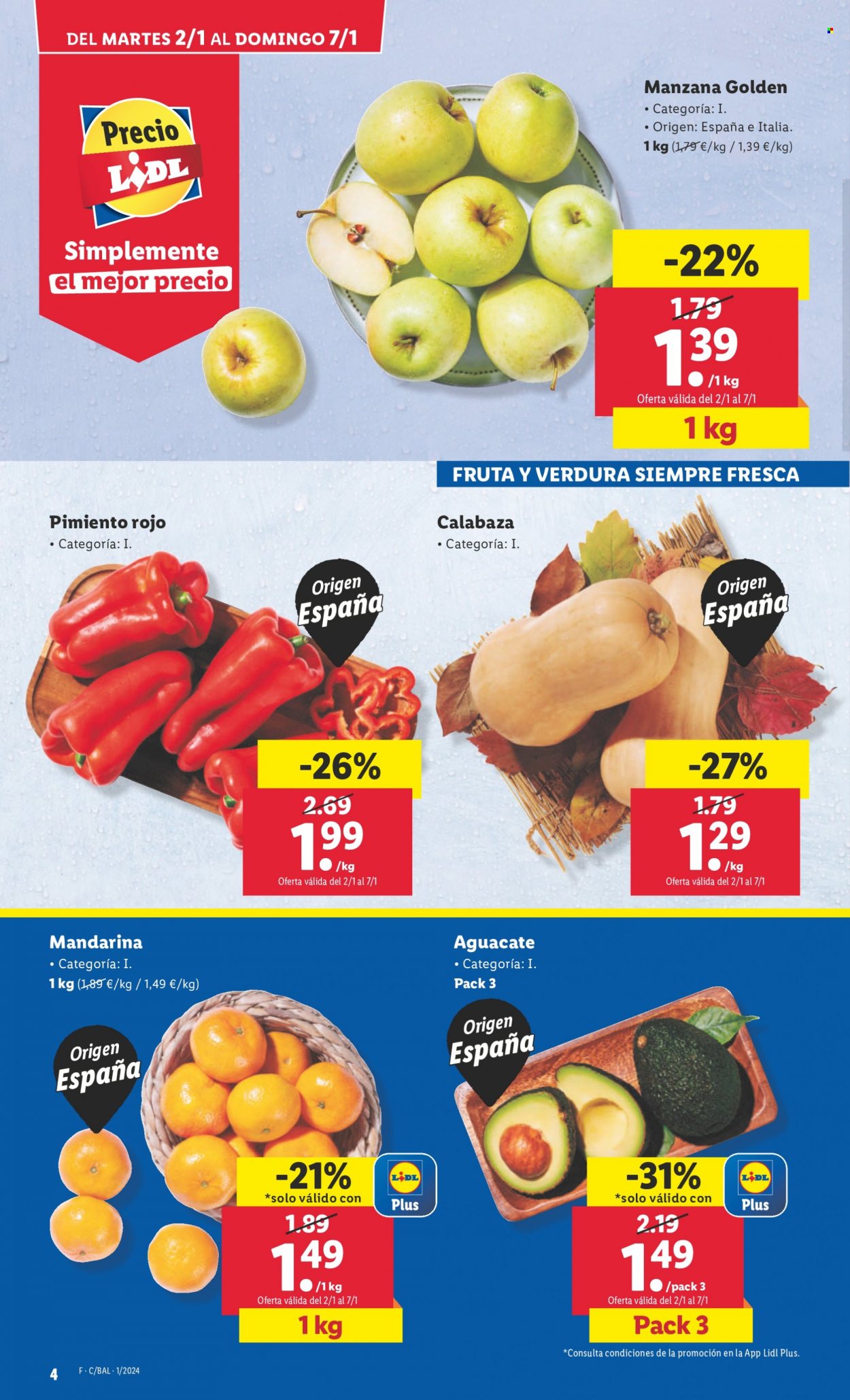 Folleto Lidl - 02/01/24 - 07/01/24. Página 4