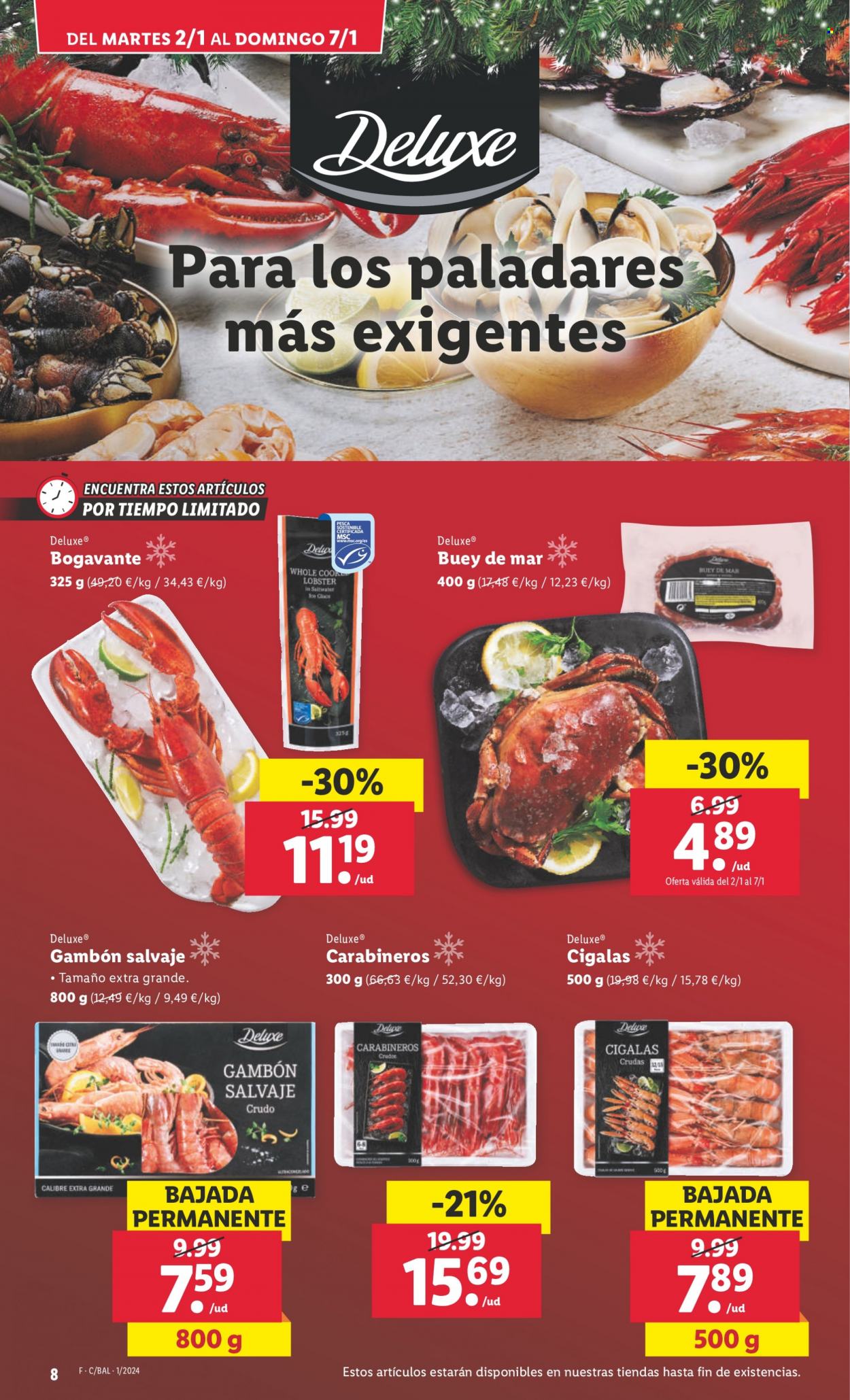 Folleto Lidl - 02/01/24 - 07/01/24. Página 8