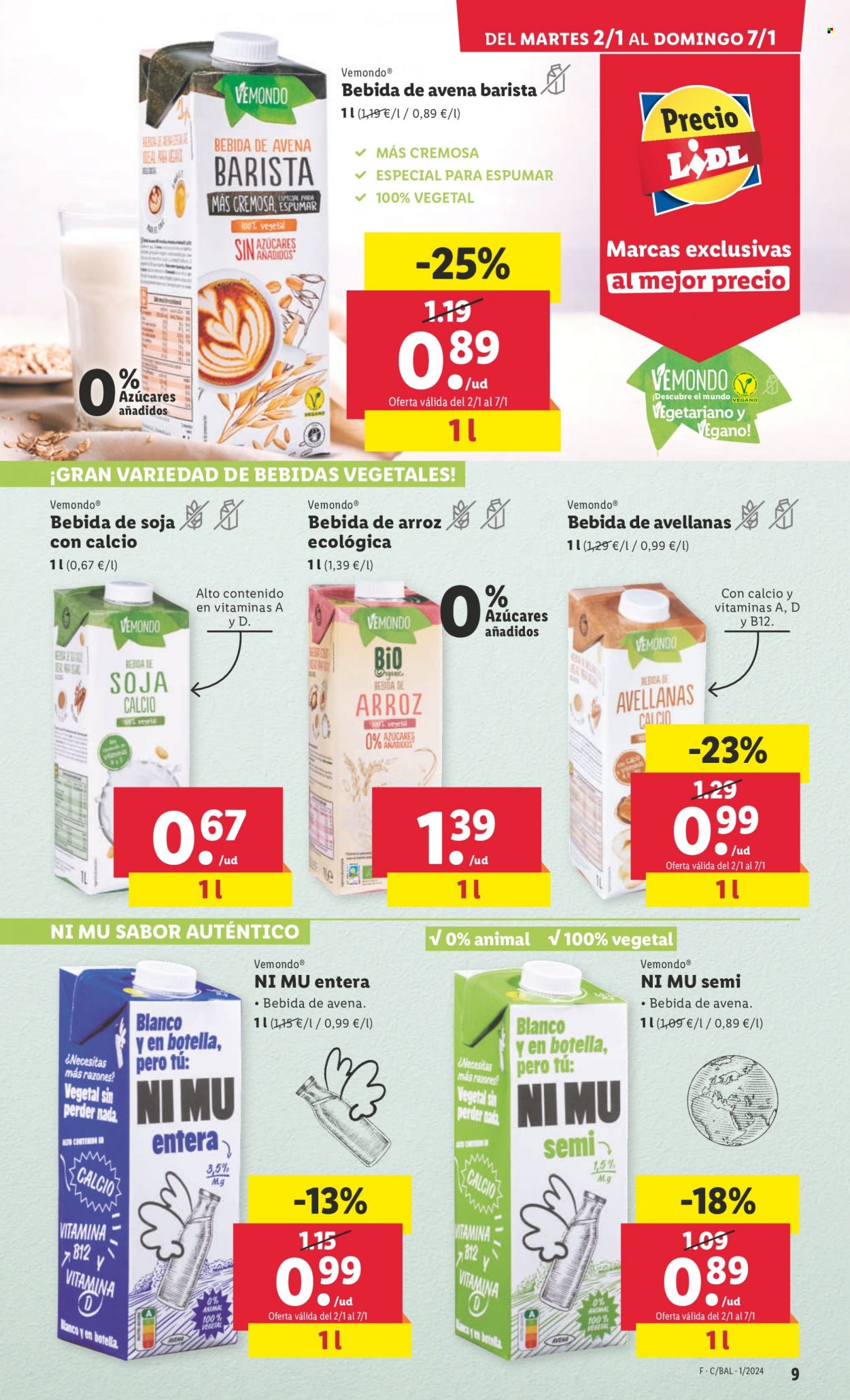 Folleto Lidl - 02/01/24 - 07/01/24. Página 9