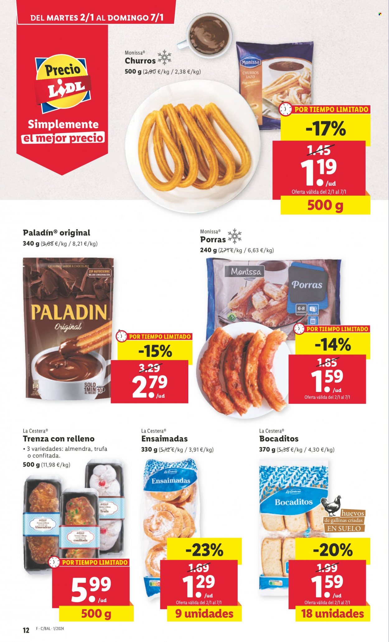 Folleto Lidl - 02/01/24 - 07/01/24. Página 12