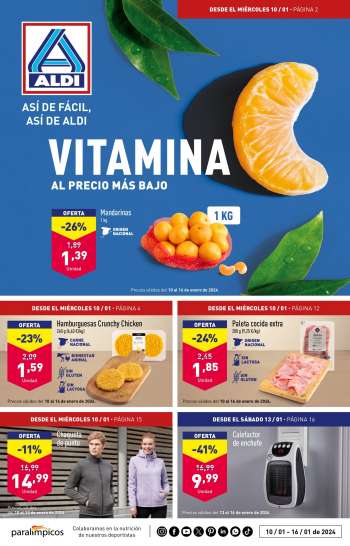 Folleto actual Aldi - 10/01/24 - 16/01/24.