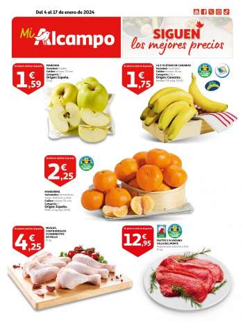 Folleto actual Alcampo - 04/01/24 - 17/01/24.