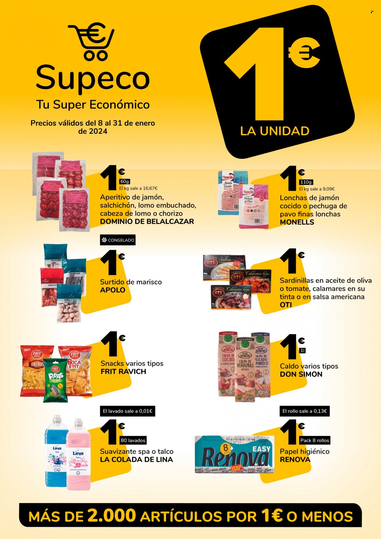 Folleto Supeco - 08/01/24 - 31/01/24. Página 1