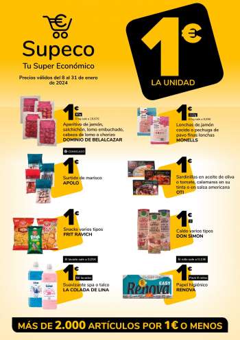 Folleto actual Supeco - 08/01/24 - 31/01/24.